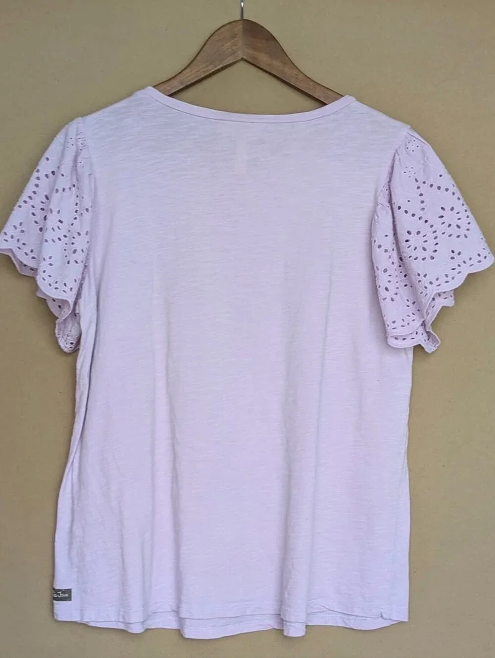Matilda Jane Purple Flutter-Sleeve Top